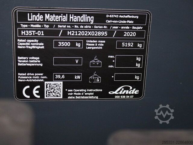 LPG Forklifts Linde H 35 T-01  1202