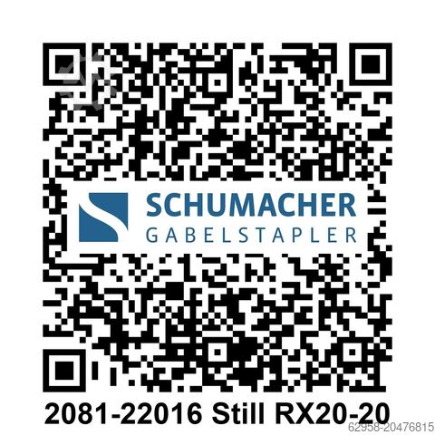 Elektro 3 Rad-Stapler Still RX20-20