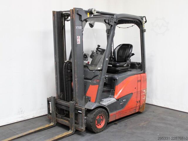 Electric 3-wheel forklift Linde E 16 H-01  386