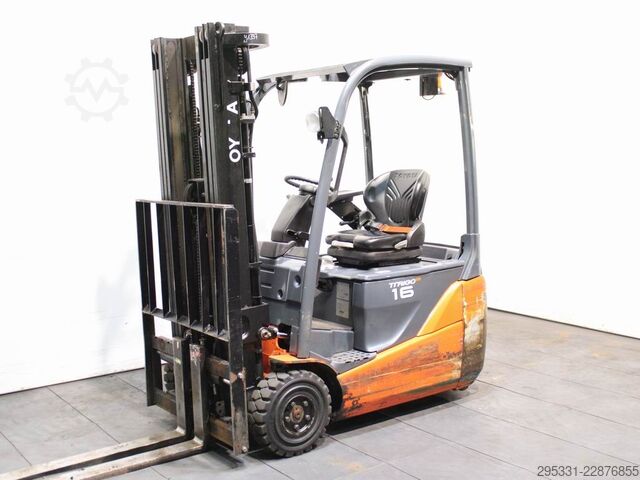 Electric 3-wheel forklift Toyota 8 FBEK 16 T