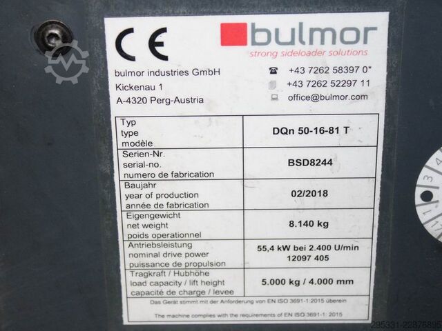 Seitenstapler Bulmor DQn 50/16/81 T