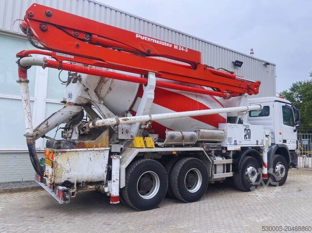 Mixer Mercedes-Benz Actros 3241  Putzmeister M24/3  2013 8X4