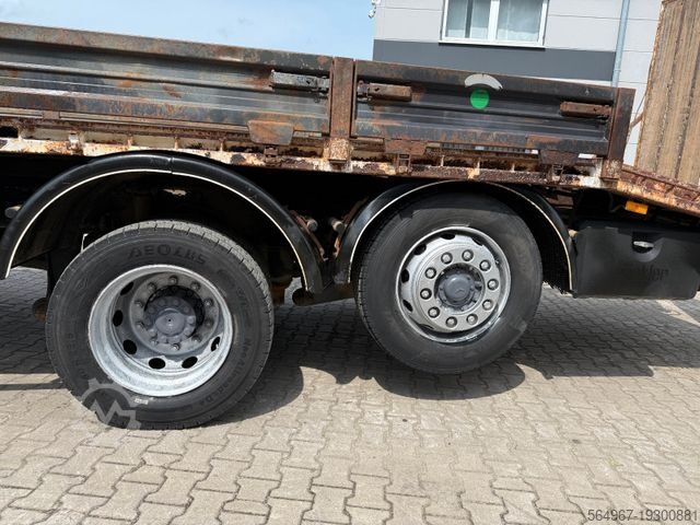 Wrecker MERCEDES-BENZ 2535 Actros MP1 Baumaschinentrans. KRAN + RAMPE