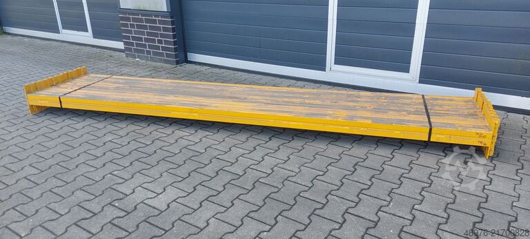 Hochregallager  Palettenregaltraverse META Thyssen  K: 100 x 50 mm lichte Weite: 3.600 mm