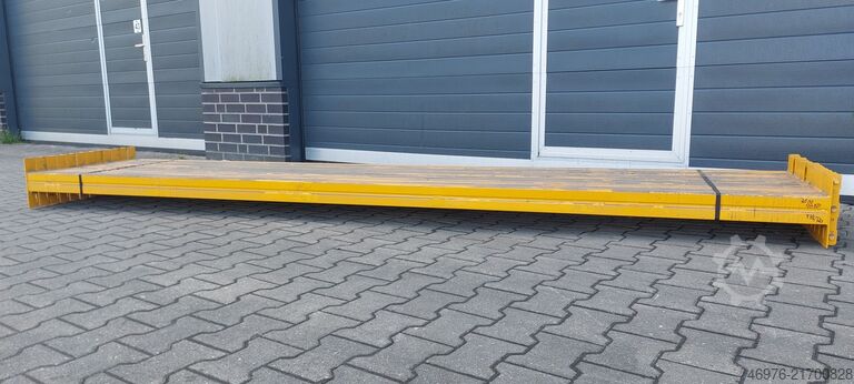 Hochregallager  Palettenregaltraverse META Thyssen  K: 100 x 50 mm lichte Weite: 3.600 mm