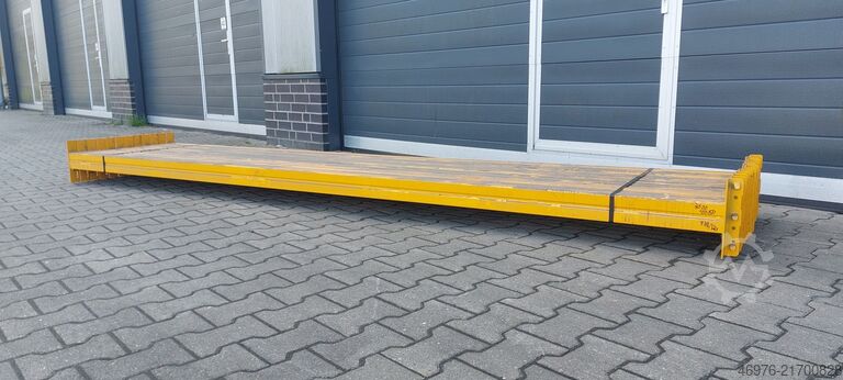 Hochregallager  Palettenregaltraverse META Thyssen  K: 100 x 50 mm lichte Weite: 3.600 mm