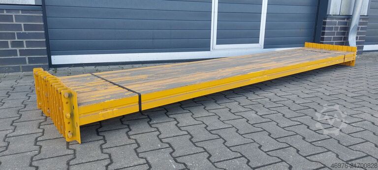 Hochregallager  Palettenregaltraverse META Thyssen  K: 100 x 50 mm lichte Weite: 3.600 mm