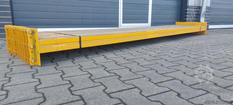 Hochregallager  Palettenregaltraverse META Thyssen  K: 100 x 50 mm lichte Weite: 3.600 mm