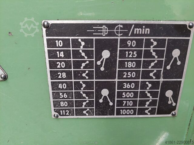 Leit-/Zugspindeldrehmaschine TOS SN 63 C