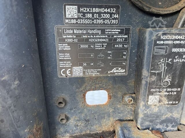 Diesel Forklift Linde H 35D-02
