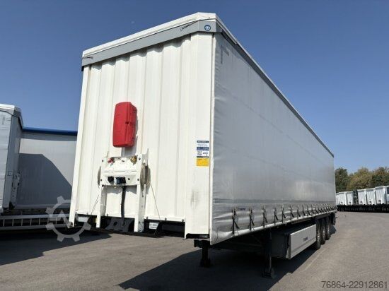 Open semitrailer with tarp KRONE SD PROFI LINER, LIFTACHSE, BPW-ACHSE, EDSCHA-VERDECK