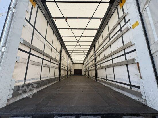 Open semitrailer with tarp KRONE SD PROFI LINER, LIFTACHSE, BPW-ACHSE, EDSCHA-VERDECK