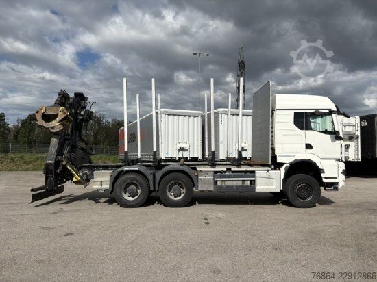 Logging truck MAN TGS 33.510 BL 6X4, INTARDER, HOLZTRANSPORTER, LIV 120Z