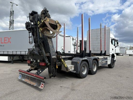 Logging truck MAN TGS 33.510 BL 6X4, INTARDER, HOLZTRANSPORTER, LIV 120Z