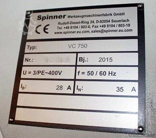 CNC Fräsmaschine Spinner VC 750