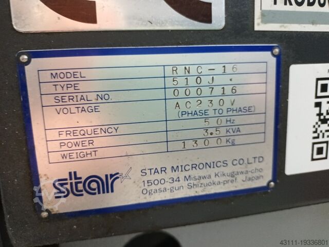 Cnc-Drehmaschine STAR Micronics RNC16A-II