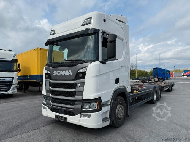 Swap body truck SCANIA R 450 LIFT/LENK RETARDER MULTI 2AHK