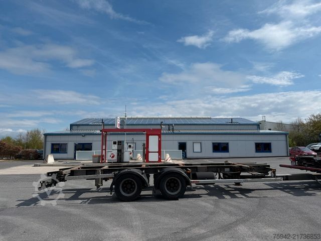 Swap chassis trailer WECON AWZ 218 VERZINKT TANDEM JUMBO ZWILLINGSBEREIFT 1