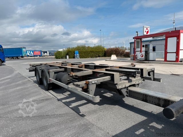 Swap chassis trailer WECON AWZ 218 VERZINKT TANDEM JUMBO ZWILLINGSBEREIFT 1