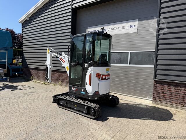  BOBCAT E20 z minigraver binnendraaier NIEUW €490 LEASE