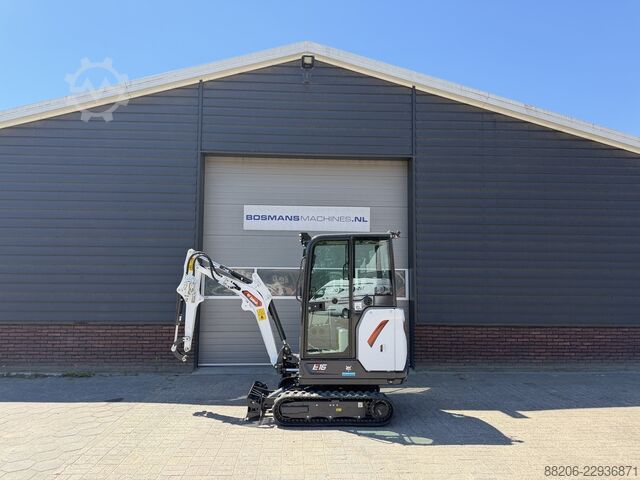 Bobcat E16 mini excavator NEW €395 LEASE BOBCAT E16 minigraver NIEUW €395 LEASE