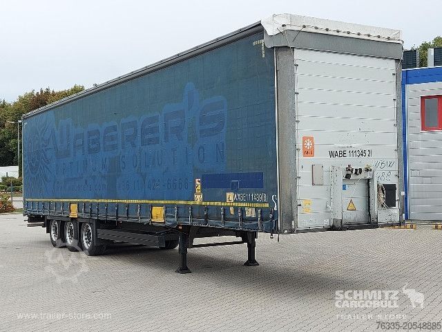 Auflieger mit Pritsche & Plane Schmitz Cargobull Curtainsider Mega