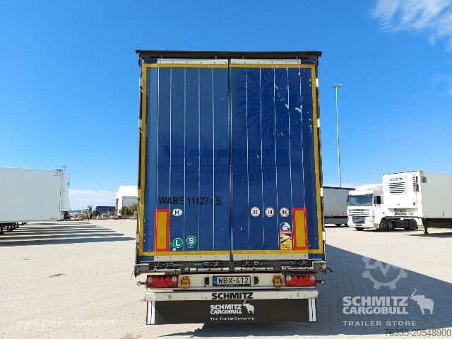 Auflieger mit Pritsche & Plane Schmitz Cargobull Curtainsider Mega