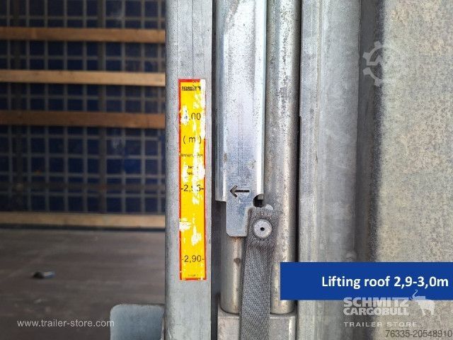 Auflieger mit Pritsche & Plane Schmitz Cargobull Curtainsider Mega