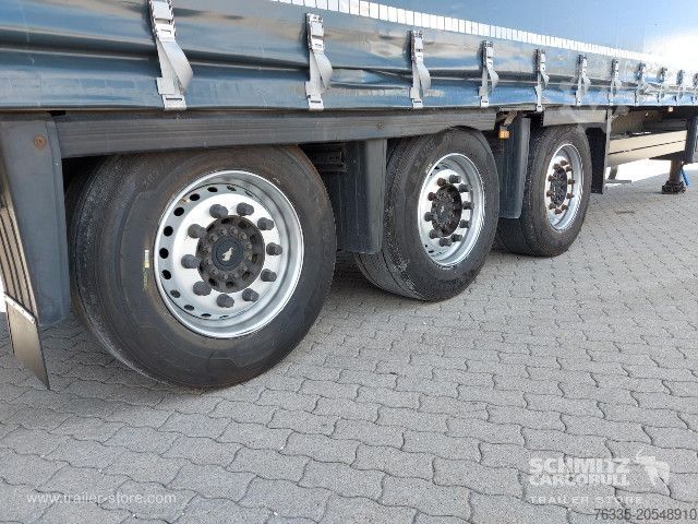 Auflieger mit Pritsche & Plane Schmitz Cargobull Curtainsider Mega
