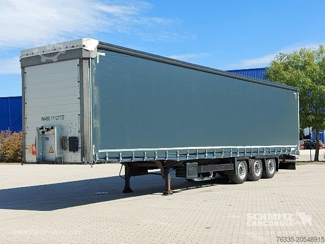 Auflieger mit Pritsche & Plane Schmitz Cargobull Curtainsider Mega
