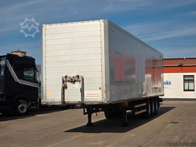 Box semitrailer SCHMITZ CARGOBULL SKO24 * ROLLTOR * LIFTACHSE * KOFFER