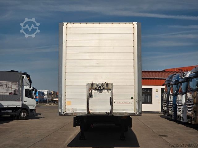 Box semitrailer SCHMITZ CARGOBULL SKO24 * ROLLTOR * LIFTACHSE * KOFFER