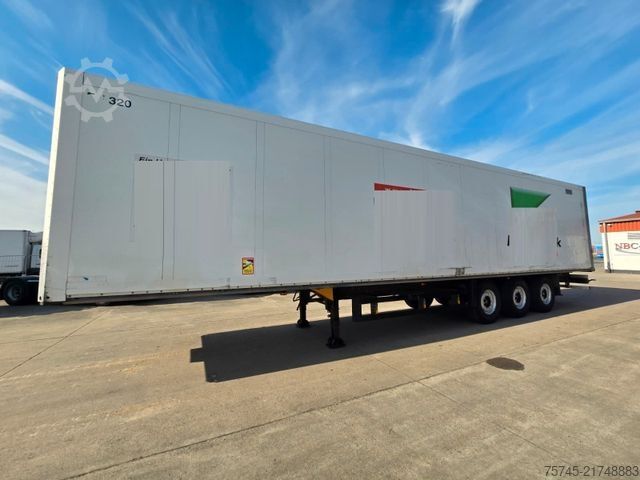 Box semitrailer SCHMITZ CARGOBULL SKO24 * ROLLTOR * LIFTACHSE * KOFFER