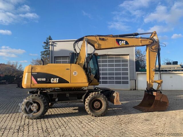 Mobile excavator Caterpillar M316D