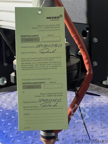 Plasma cutting machine Messer DFP4-SP-MetalMaster 2.0 (3015)