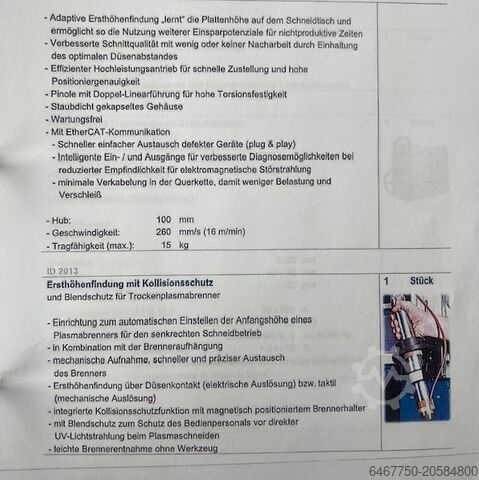 Plasma cutting machine Messer DFP4-SP-MetalMaster 2.0 (3015)