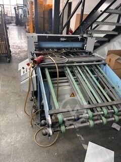 Folding machine Herzog+Heymann Falzmaschine 3x M7.35 + SBAP-46-ME  Bickel SGU + MBO R700 + MBO SAP 66-ME + Polar L-1000-W-3