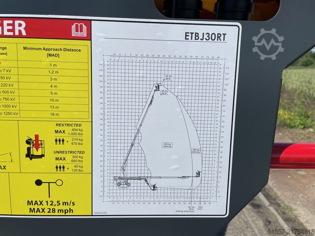 Mobile work platform MAGNI ETBJ 30 RT | 2021