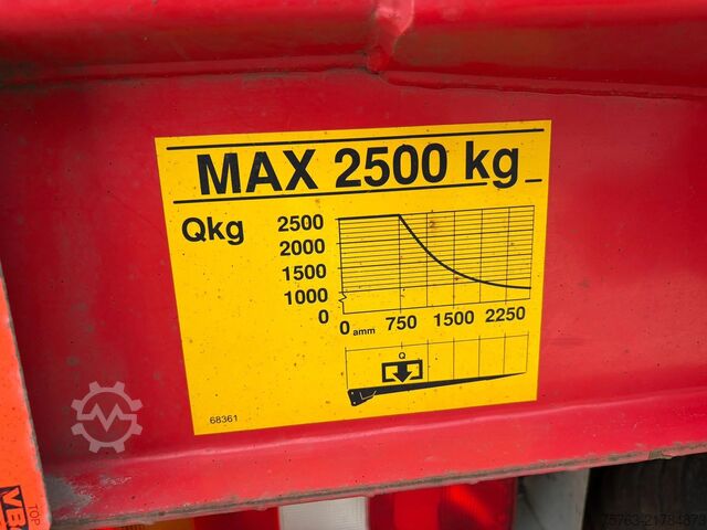 Tarpaulin Mercedes-Benz Actros 1836 - 4x2 - Zepro loadlift - Full air -...