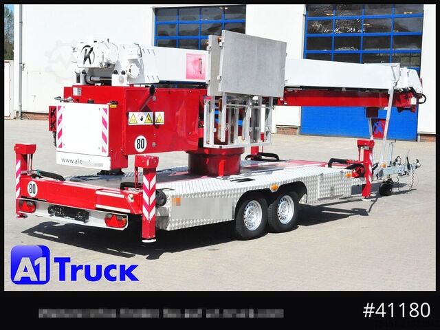 Trailer with working platform KLAAS Klaas K21-31TSP-A, Alukran, Amhängerkran, Dachdecker