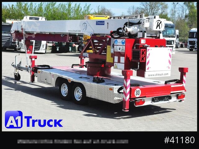 Trailer with working platform KLAAS Klaas K21-31TSP-A, Alukran, Amhängerkran, Dachdecker
