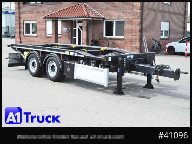 Roll off trailer HUEFFERMANN HTAR 18.65, Tandem, oben gekuppelt,