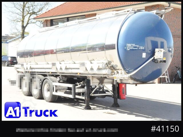 Tanker semitrailer GOFA GOFA TSA 33-55-3Z, Chemie, ADR, Edelstahl, 33.500 Liter, ISO