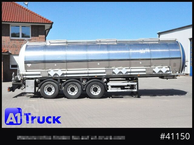 Tanker semitrailer GOFA GOFA TSA 33-55-3Z, Chemie, ADR, Edelstahl, 33.500 Liter, ISO