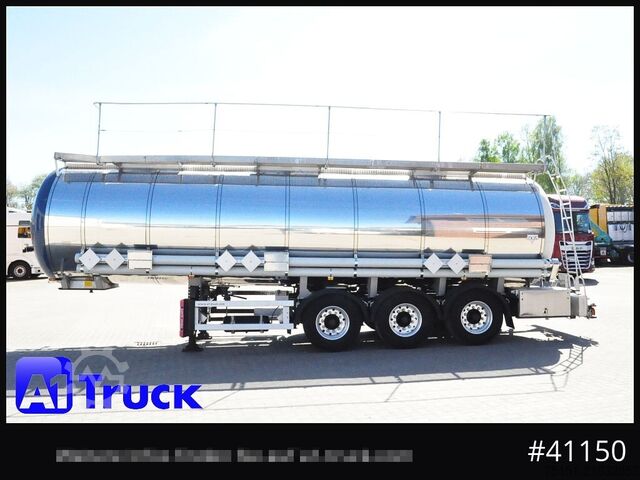 Tanker semitrailer GOFA GOFA TSA 33-55-3Z, Chemie, ADR, Edelstahl, 33.500 Liter, ISO