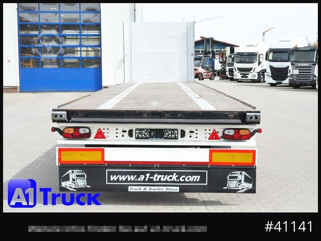 Flatbed semitrailer KOEGEL SNCO 24, Plattform, Alufelgen, 1 Vorbesitzer