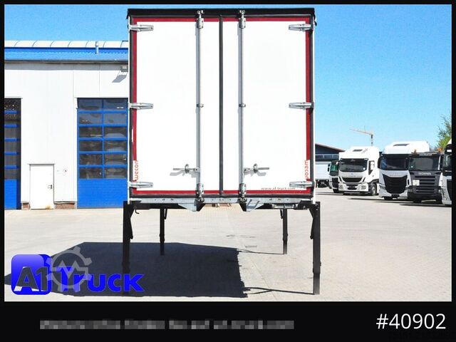 Swap body with flatbed & tarp WECON WPR 745, verzinkt, 2520  innen, Code XL, neue Plane