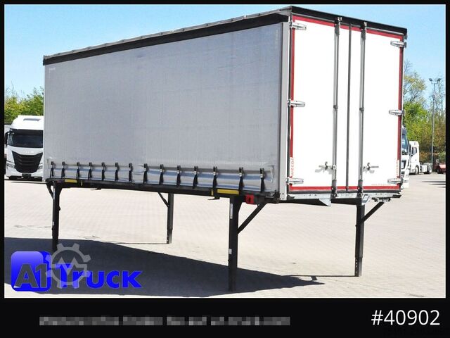 Swap body with flatbed & tarp WECON WPR 745, verzinkt, 2520  innen, Code XL, neue Plane