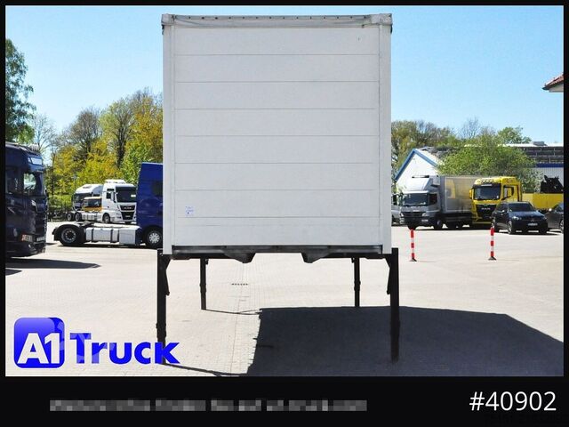 Swap body with flatbed & tarp WECON WPR 745, verzinkt, 2520  innen, Code XL, neue Plane