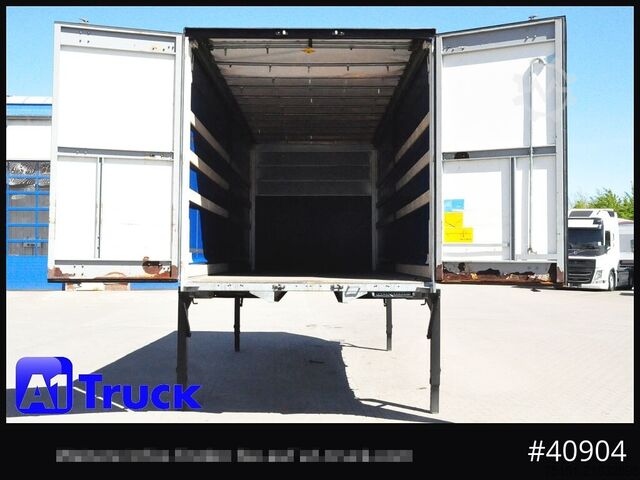 Swap body with flatbed & tarp WECON WPR 745, verzinkt, 2520  innen, Code XL, neue Plane
